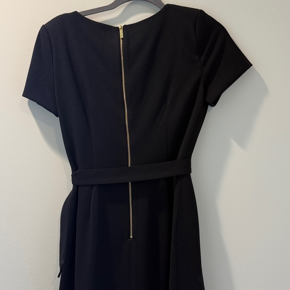 Calvin Klein Black Ruffle Dress - Picture 4 of 5